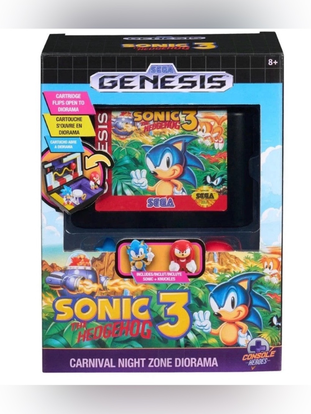 Genesis Sonic the Hedgehog 3 Carnival Night Zone Diorama - Blue/Red